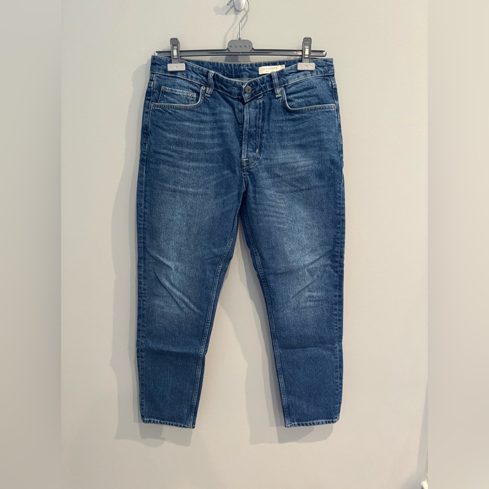 All Saints Indigo Relaxed Jeans